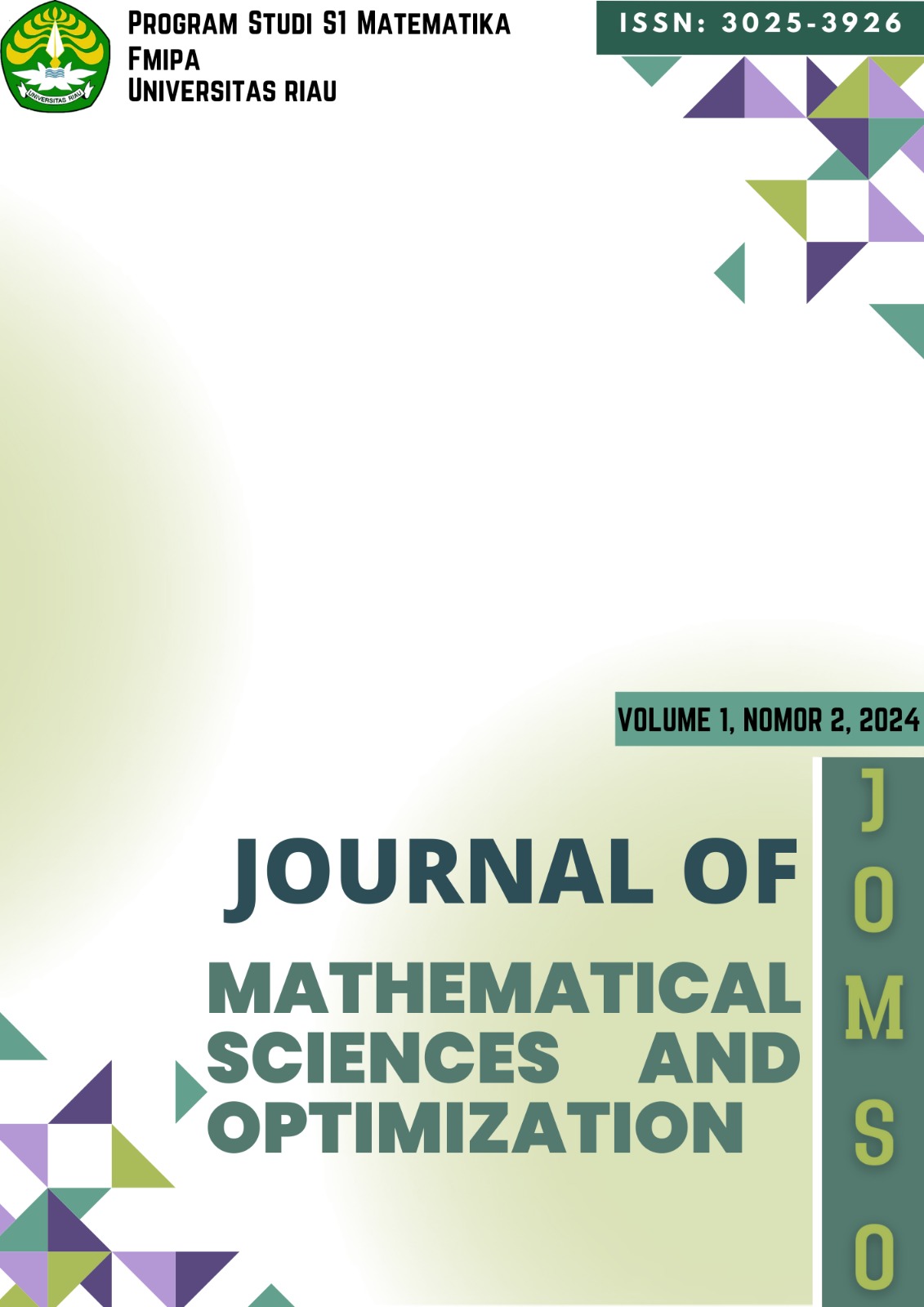 					View Vol. 1 No. 2 (2024): Journal of Mathematical Sciences and Optimization 
				